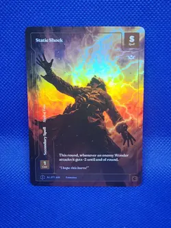 Wonders of the First Formless Foil Static Shock Alt Art 1st Edition Promo - Image 1