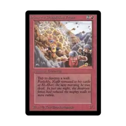 WOTC MtG Beta Dwarven Demolition Team (U) VG - Image 1
