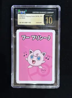 Pokemon Jigglypuff Playing Card 2019 JPN Old Maid CGC Pristine 10 Japanese - Image 1