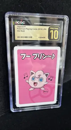 Pokemon Jigglypuff Playing Card 2019 JPN Old Maid CGC Pristine 10 Japanese - Image 2