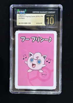 Pokemon Jigglypuff Playing Card 2019 JPN Old Maid CGC Pristine 10 Japanese - Image 3