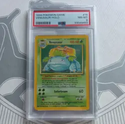 1999 POKEMON GAME #15 VENUSAUR-HOLO PSA 8 - Image 1