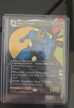 King T'Challa (Borderless) (0399) Marvel Super Heroes Foil - Image 1