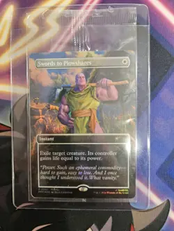 THANOS Magic the Gathering PSA Magazine Promo Swords to Plowshares Marvel - Image 1