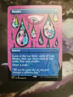 MTG Ponder Secret Lair Countdown Kit Non Foil NM - Image 1