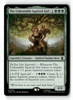 The Unbeatable Squirrel Girl 193 Rare MTG MSH NM - Image 2