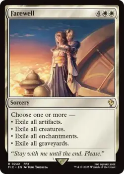 Farewell (Surge Foil) -Foil Near Mint MTG Commander: FINAL FANTASY - Image 1