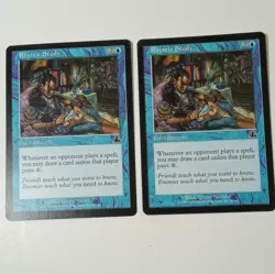 Rhystic Study- x2 - mtg Prophecy M/NM Never Played 45/143 2000 MINT - Image 1