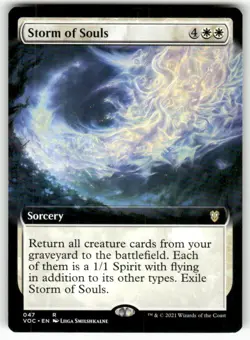 Storm of Souls (Extended Art) 47 Commander: Innistrad: Crimson Vow MTG NM - Image 1