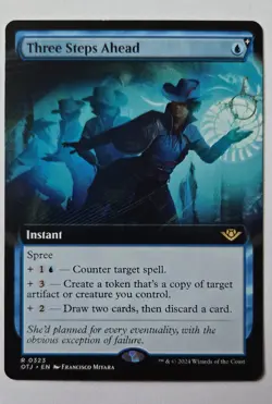 Three Steps Ahead (Extended Art) Outlaws of Thunder Junction Regular - Image 1