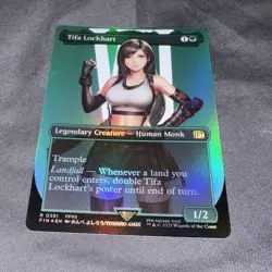 MTG Tifa Lockhart (Borderless Foil) Final Fantasy 0391 FFVII FF7 NM - Image 2