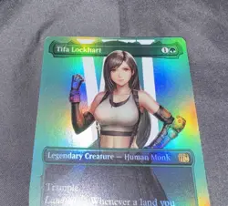 MTG Tifa Lockhart (Borderless Foil) Final Fantasy 0391 FFVII FF7 NM - Image 3