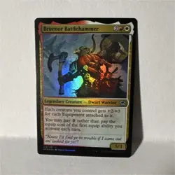 Bruenor Battlehammer Adventures in the Forgotten Realms Rare Red/White Foil #219 - Image 1