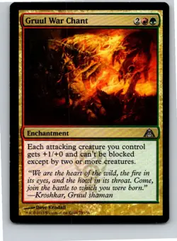 Magic the Gathering Gruul War Chant Dragon's Maze MTG Free Shipping! - Image 1