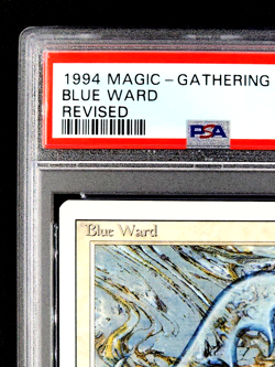 1994 MtG Magic the Gathering Revised Blue Ward Vintage PSA 10 Gem Mint POP 14 - Image 5