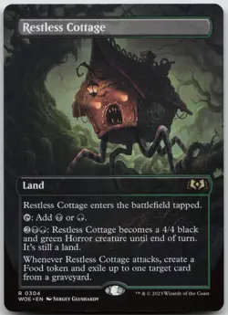 Restless Cottage (Borderless) Wilds of Eldraine 304 NM R - Image 1