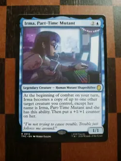 Mtg Irma, Part-Time Mutant NM/M Teenage Mutant Ninja Turtles Legendary Card - Image 1