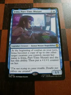 Mtg Irma, Part-Time Mutant NM/M Teenage Mutant Ninja Turtles Legendary Card - Image 2