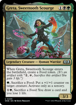 GRETA, SWEETTOOTH SCOURGE X 4 N/M WILDS OF ELDRAINE MAGIC THE GATHERING - Image 1
