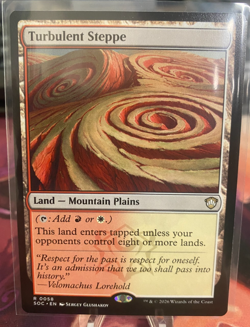 MTG, TURBULENT STEPPE (SOC) NM OR BETTER CONDITION - Image 1