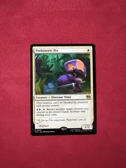 Prehistoric Pet - Teenage Mutant Ninja Turtles TMT MTG Magic #22 - Image 1