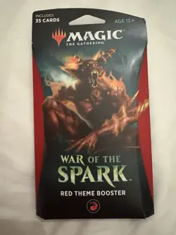Magic The Gathering - War of The Spark - Red Theme Booster Box 630509796007 - Image 1