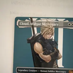 Magic: The Gathering Cloud, Midgar Mercenary FFVII Non Foil Ext Art EN 0375 - Image 2