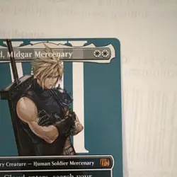 Magic: The Gathering Cloud, Midgar Mercenary FFVII Non Foil Ext Art EN 0375 - Image 3