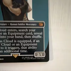 Magic: The Gathering Cloud, Midgar Mercenary FFVII Non Foil Ext Art EN 0375 - Image 4