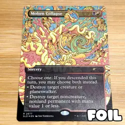 Molten Collapse, Foil, Garfield Secret Lair 2677, Magic MTG NM - Image 1