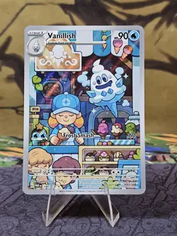 Vanillish - 190/182 Illustration Rare Holo NM Pokemon SV04: Paradox Rift - Image 1