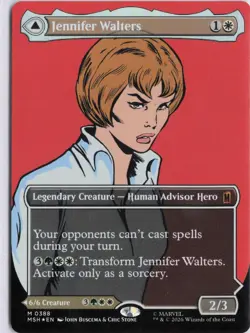 Jennifer Walters/She-Hulk (Borderless) 388 Marvel Super Heroes MTG Foil NM - Image 2