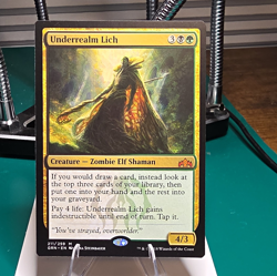 Wizards of the Coast Underrealm Lich Guilds of Ravnica Regular Mythic 211/259 - Image 1