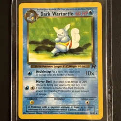 Team Rocket Dark Wartortle #46/82 Pokemon 2000 - Image 1
