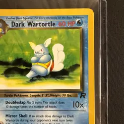 Team Rocket Dark Wartortle #46/82 Pokemon 2000 - Image 3
