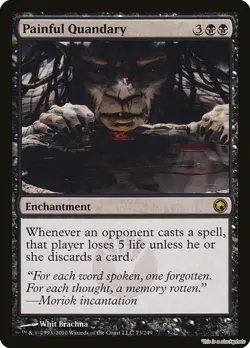 Painful Quandary Scars of Mirrodin SOM 73 Rare NM - Image 1