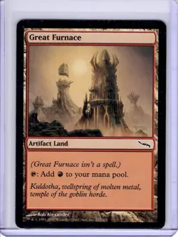 Great Furnace #282 Common Mirrodin MTG NM - Image 1