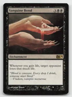 Sanguine Bond 112 Rare Magic 2014 (M14) Magic: The Gathering Near Mint - Image 1