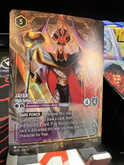 JAFAR HIGH SULTAN OF LORCANA DISNEY LORCANA #33/P2 ENCHANTED PROMO B Q7285 - Image 2