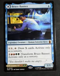 Bruce Banner 49 Mythic Marvel Super Heroes Magic: The Gatheringl Near Mint - Image 1