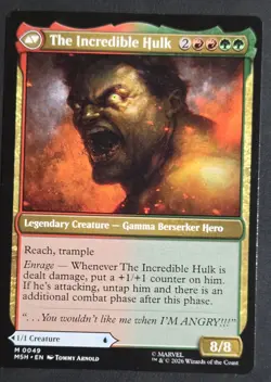 Bruce Banner 49 Mythic Marvel Super Heroes Magic: The Gatheringl Near Mint - Image 2