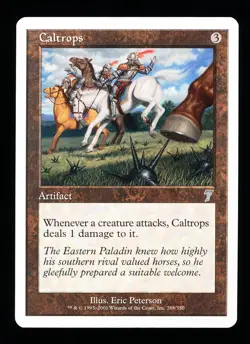 * * 1x Caltrops x1 * * 7th Edition MTG NM Near Mint - Image 1