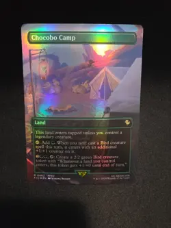 Chocobo Camp (Borderless) Commander: Final Fantasy Foil - Image 1