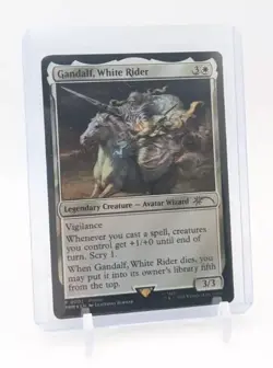 MTG - Gandalf, White Rider - Promo #2 - LOTR: Tales of Middle-earth NM - Image 1