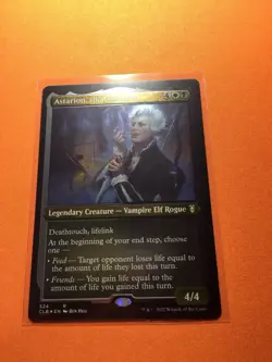 MTG Magic The Gathering Astarion, The Decadent Foil Etched CLB Rare Vampire DnD - Image 1