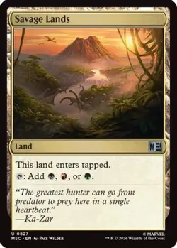 Savage Lands 827 UC Commander: Marvel Super Heroes MTG NM/M - Image 3