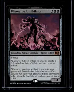 Commander: Marvel Super Heroes #668 Ultron the Annihilator Holo Foil - Image 1