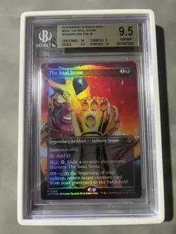 The Soul Stone MTG Marvel's Spider-Man Foil BGS 9.5 Magic The Gathering - Image 1