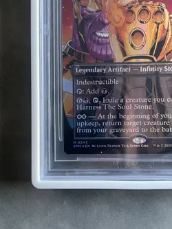 The Soul Stone MTG Marvel's Spider-Man Foil BGS 9.5 Magic The Gathering - Image 5