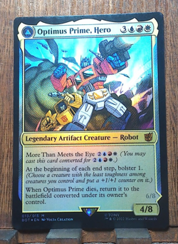 ❤MTG Optimus Prime, Hero ( FOIL ) Universes Beyond: Transformers NM!💕 - Image 1